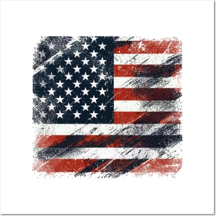 Usa flag Posters and Art